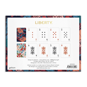 Galison Playing Cards Liberty London Floral