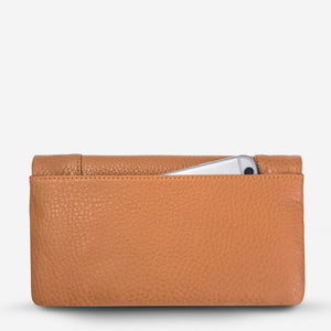 Status Anxiety Some Type of Love Wallet Tan Leather
