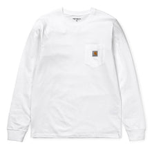 Load image into Gallery viewer, Carhartt WIP Pocket L/S T-Shirt White
