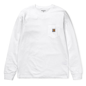 Carhartt WIP Pocket L/S T-Shirt White