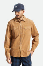 Load image into Gallery viewer, Brixton Bowery Corduroy L/S Flannel Mojave
