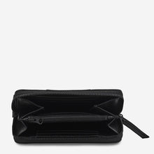 Load image into Gallery viewer, Status Anxiety Moving On Wallet Black Leather
