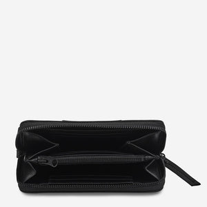 Status Anxiety Moving On Wallet Black Leather