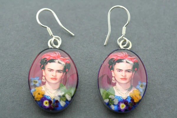 Makers & Providers Frida Flower Earring Red