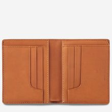 Load image into Gallery viewer, Status Anxiety Nathaniel Wallet Tan Leather
