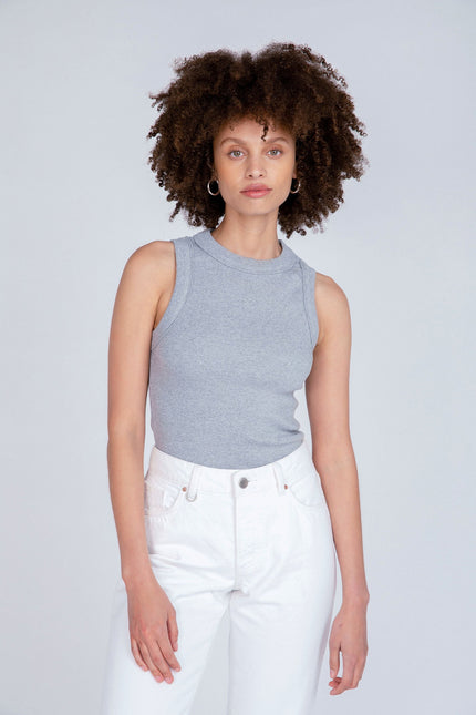 Neuw Denim Jonesy Singlet Grey Marle