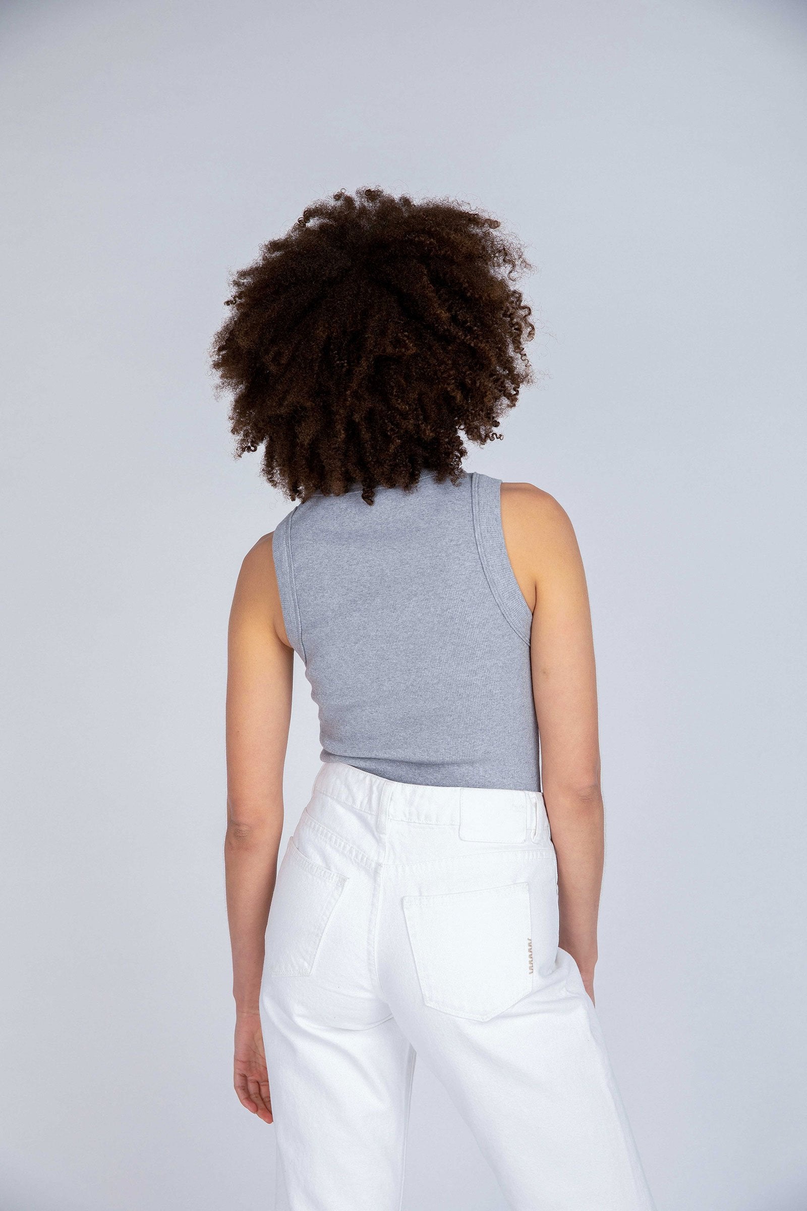Neuw Denim Jonesy Singlet Grey Marle