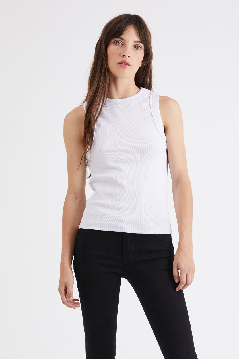 Neuw Denim Jonesy Singlet White