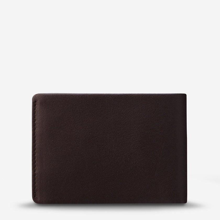 Status Anxiety Otis Wallet Chocolate Leather