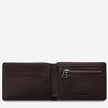 Status Anxiety Otis Wallet Chocolate Leather