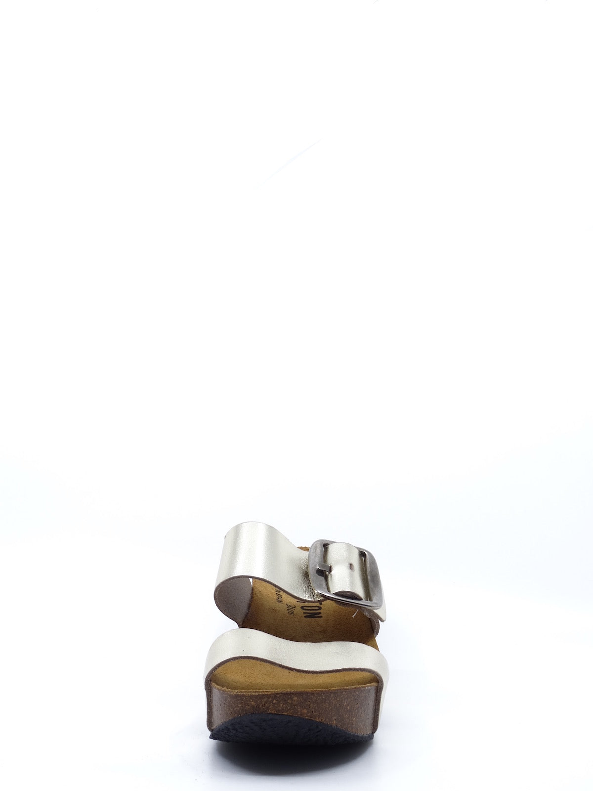 Plakton Sox Oro Leather Cork Platform Slides