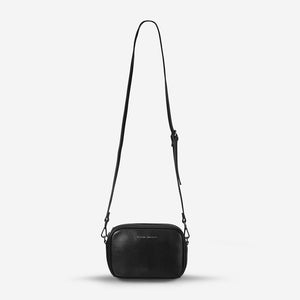 Status Anxiety Plunder Bag Black Leather