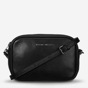 Status Anxiety Plunder Bag Black Leather