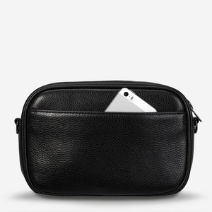 Status Anxiety Plunder Bag Black Leather