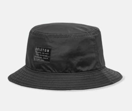 Brixton Vintage Nylon Packable Bucket Black