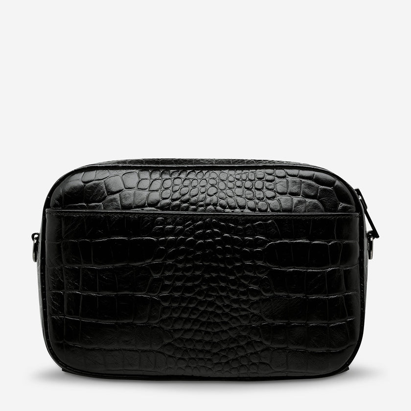 Status Anxiety Plunder Bag Black Croc