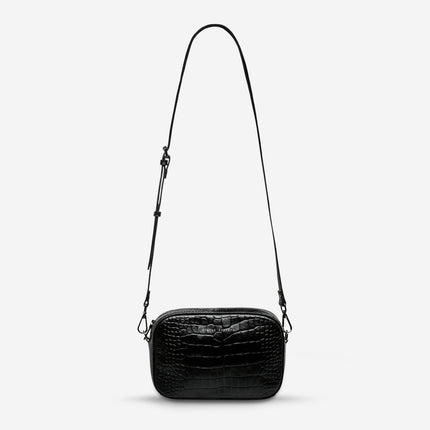 Status Anxiety Plunder Bag Black Croc