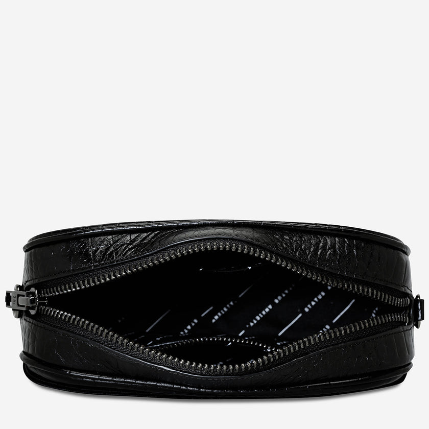 Status Anxiety Plunder Bag Black Croc
