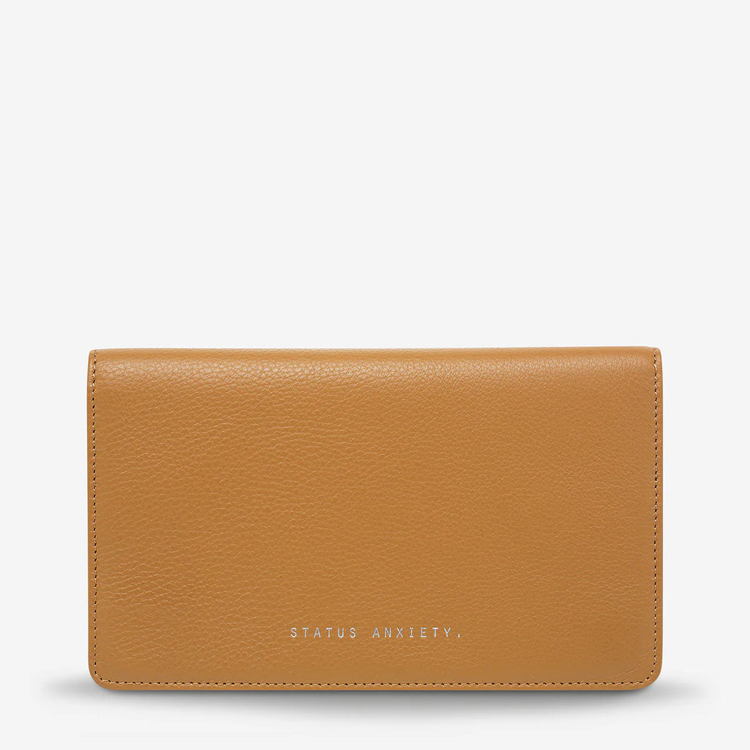 Status Anxiety Living Proof Wallet Tan
