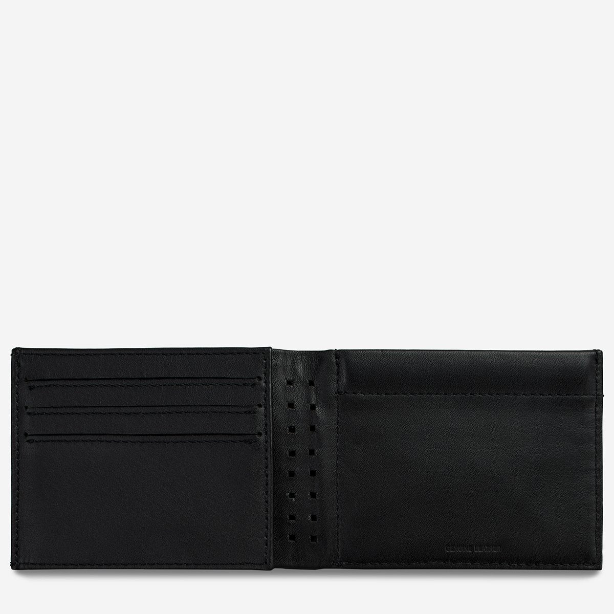 Status Anxiety Noah Wallet Black Leather