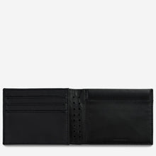 Load image into Gallery viewer, Status Anxiety Noah Wallet Black Leather
