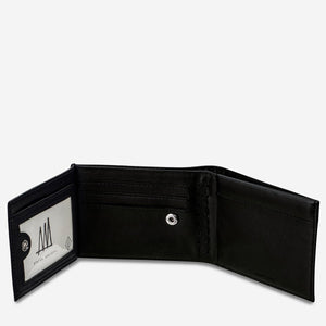 Status Anxiety Noah Wallet Black Leather