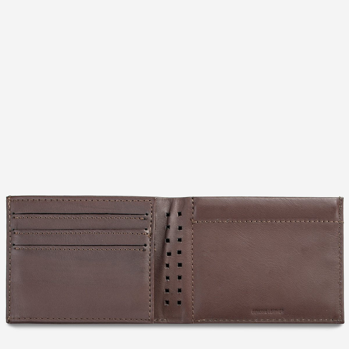 Status Anxiety Noah Wallet Chocolate Leather