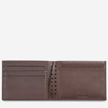 Load image into Gallery viewer, Status Anxiety Noah Wallet Chocolate Leather
