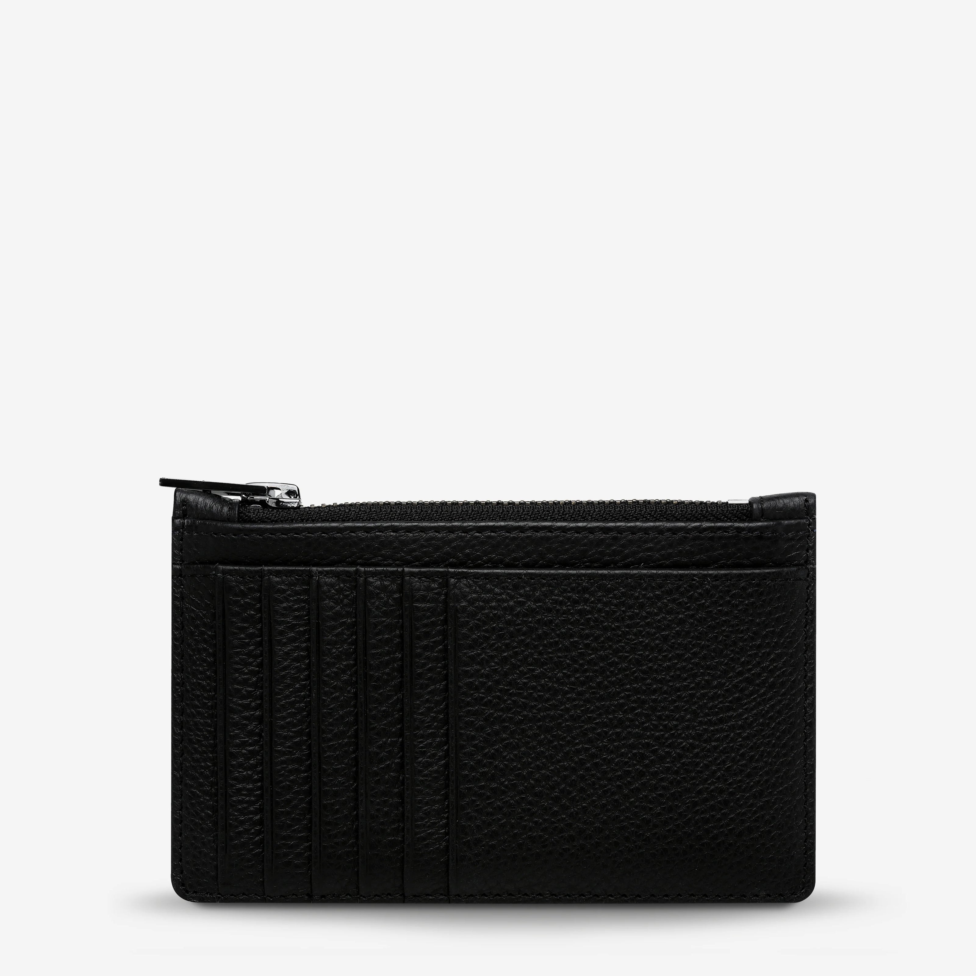 Status Anxiety Avoiding Things Wallet Black