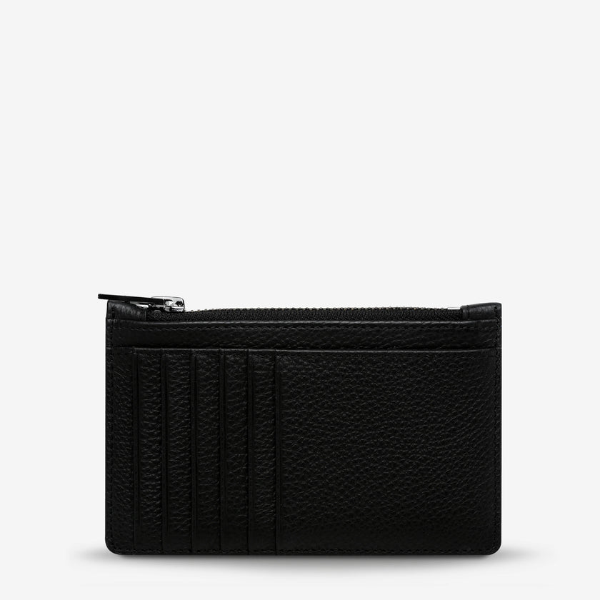 Status Anxiety Avoiding Things Wallet Black