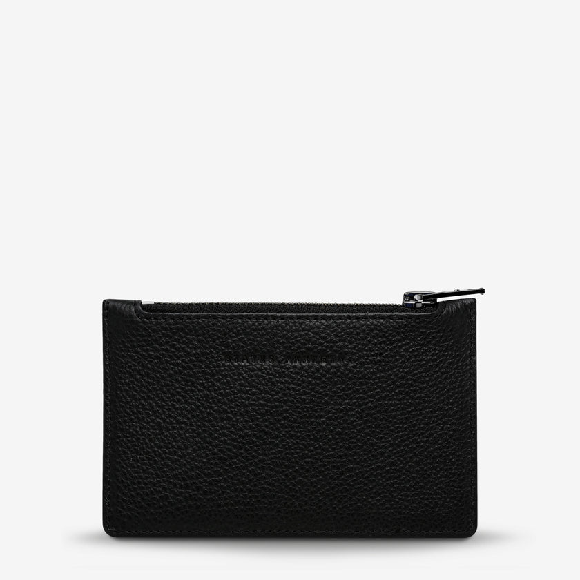 Status Anxiety Avoiding Things Wallet Black