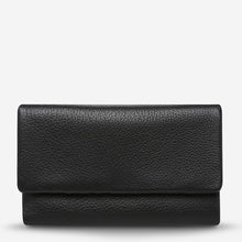 Load image into Gallery viewer, Status Anxiety Audrey Wallet Black Pebble Leather
