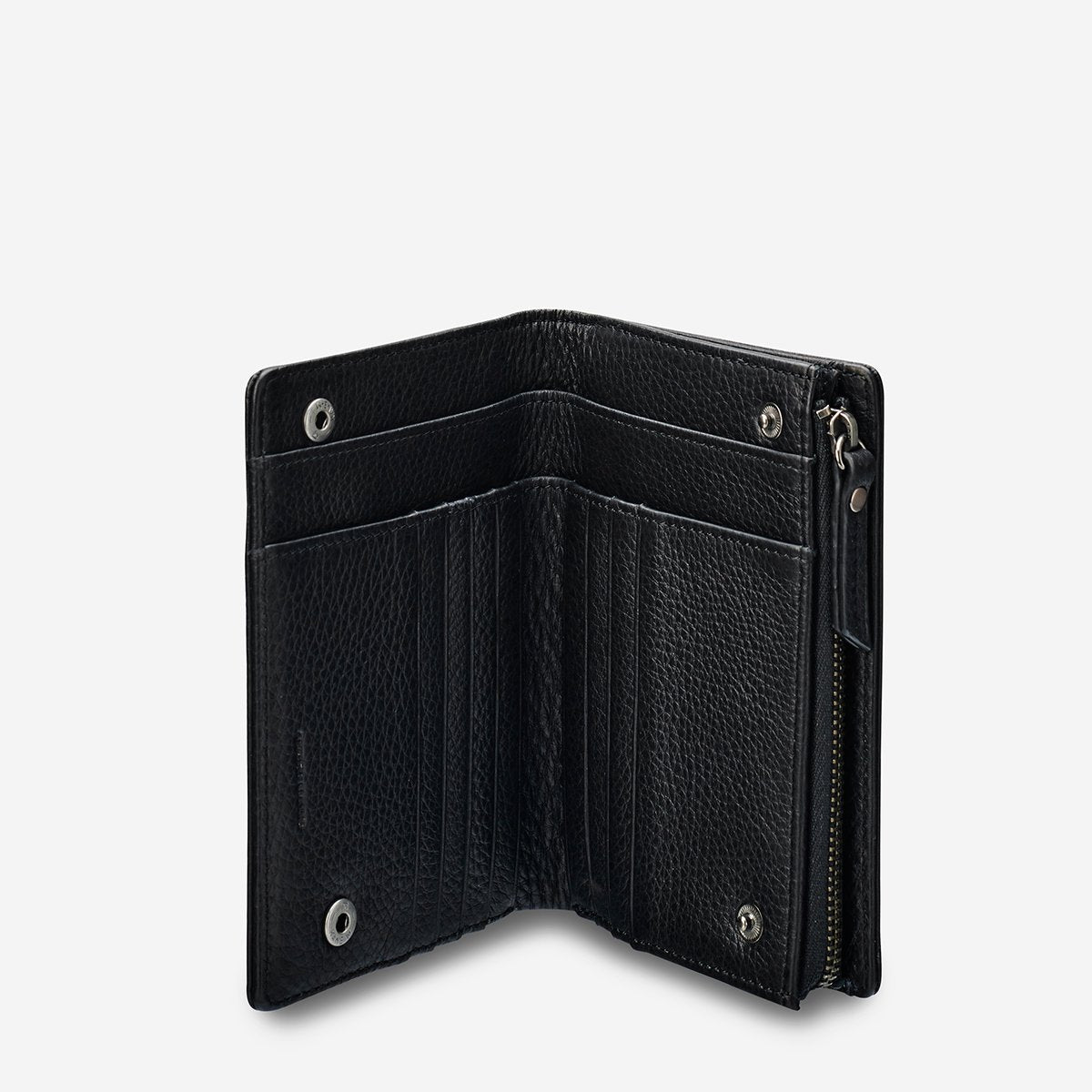 Status Anxiety Insurgency Wallet Black Leather