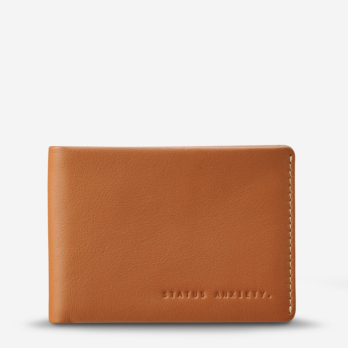 Status Anxiety Otis Wallet Camel Leather