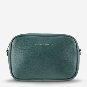 Status Anxiety Plunder Bag Green Leather