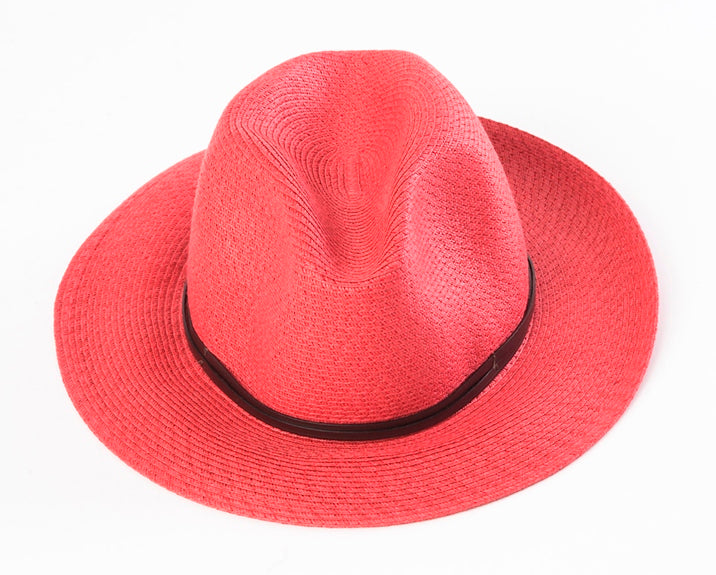 Travaux en Cours Borsalina Paper Hat Raspberry