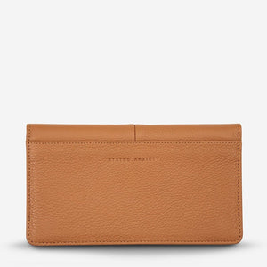 Status Anxiety Triple Threat Wallet Tan Leather
