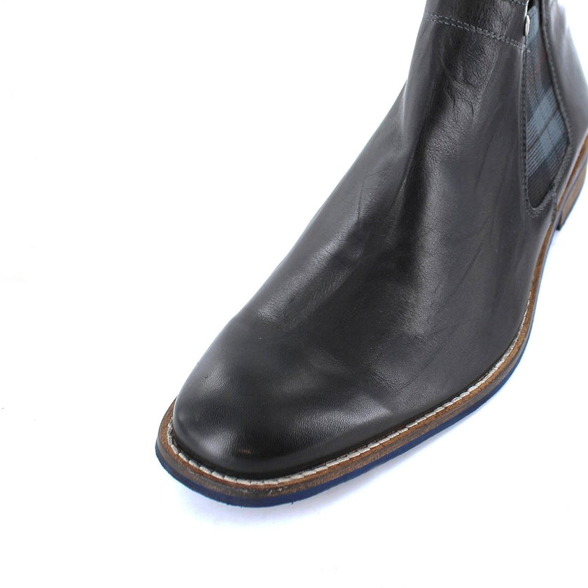 Wild Rhino Drake Black Leather