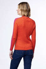 Load image into Gallery viewer, Zaket &amp; Plover Tri Colour Rib Knit Caramel
